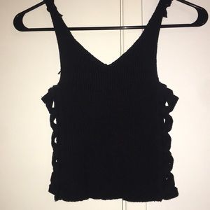 Brandy Melville Black knit tank